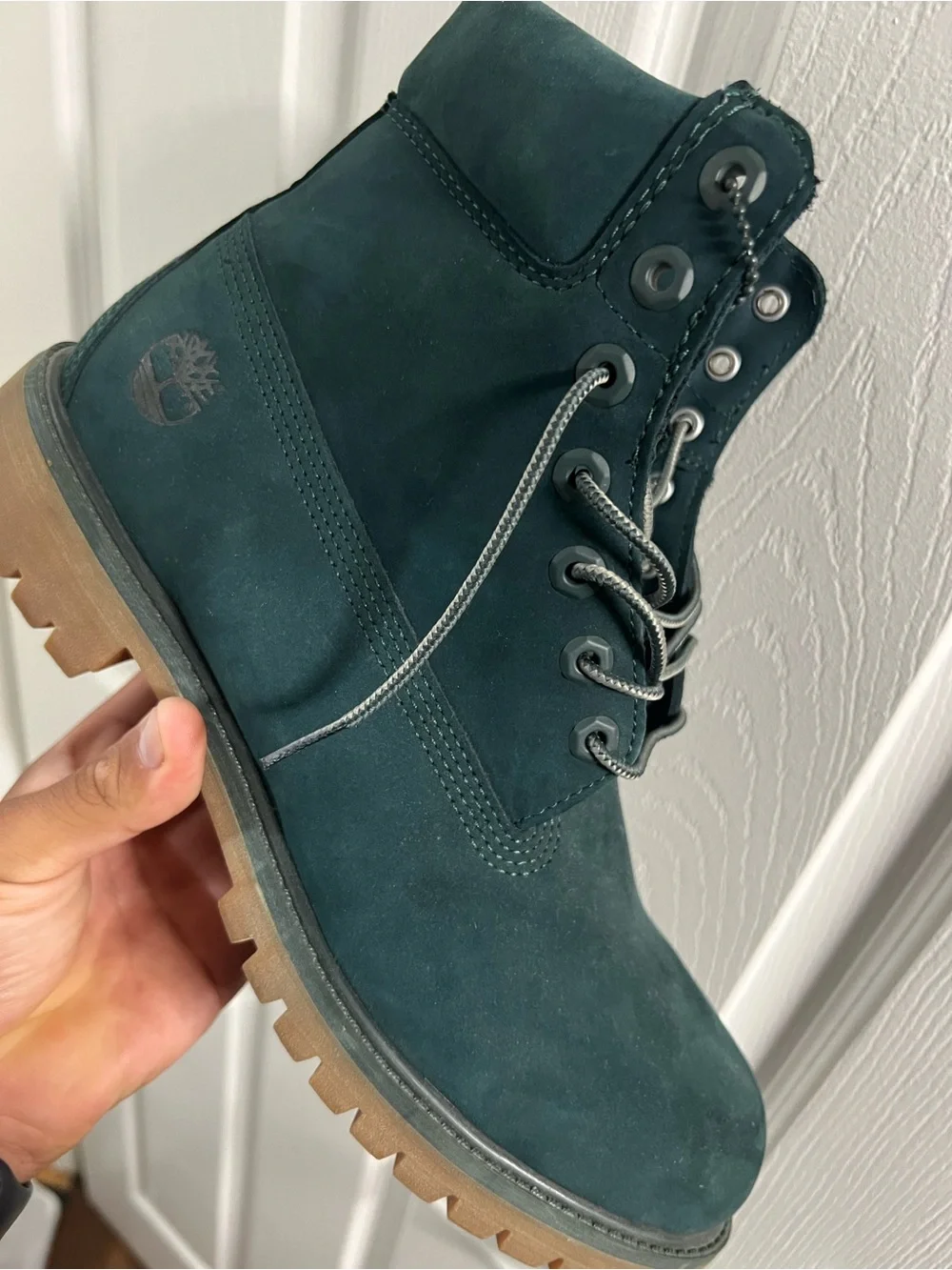Timberland limited edition GREEN JADE Boot. Size: 10M